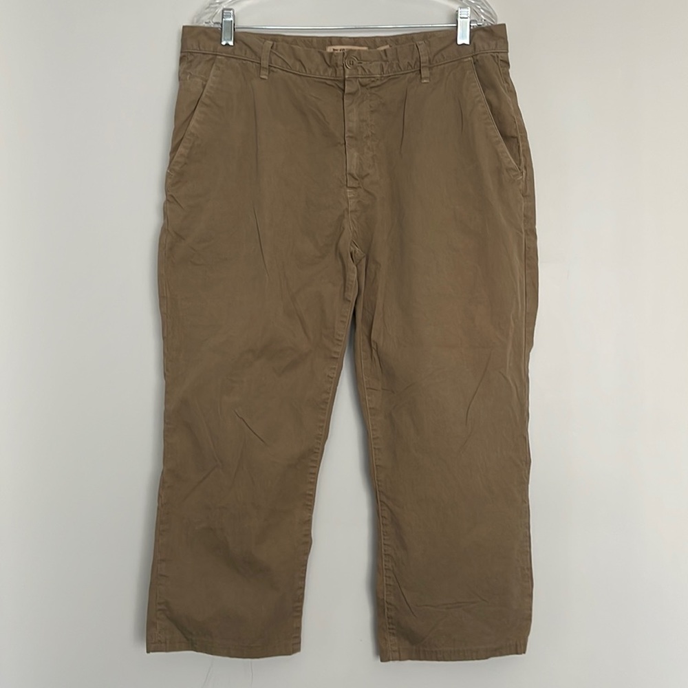 John Varvatos Chino Brown Pants Sz 36 “Hemmed”